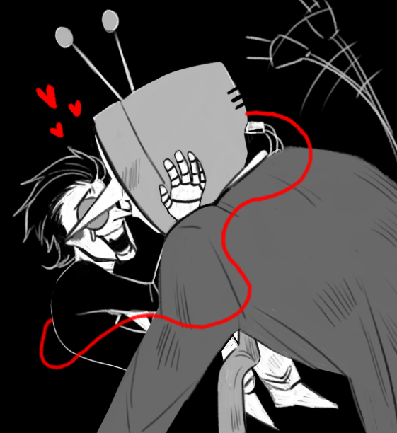 hatedmachine's tweet image. I missed you so much... #Deltarune #Spamtenna