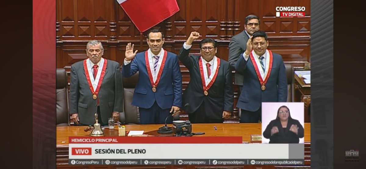 Feministas x la Democracia (@feministas_x) on Twitter photo La elección de la Mesa Directiva del <a href="/congresoperu/">Congreso del Perú 🇵🇪</a> con un investigado por violación sexual a la cabeza, expresa el desprecio por los valores democráticos, por la ciudadanía y, en especial, por las mujeres.
#CongresoViolador
#VergüenzaNacional La elección de la Mesa Directiva del <a href="/congresoperu/">Congreso del Perú 🇵🇪</a> con un investigado por violación sexual a la cabeza, expresa el desprecio por los valores democráticos, por la ciudadanía y, en especial, por las mujeres.
#CongresoViolador
#VergüenzaNacional