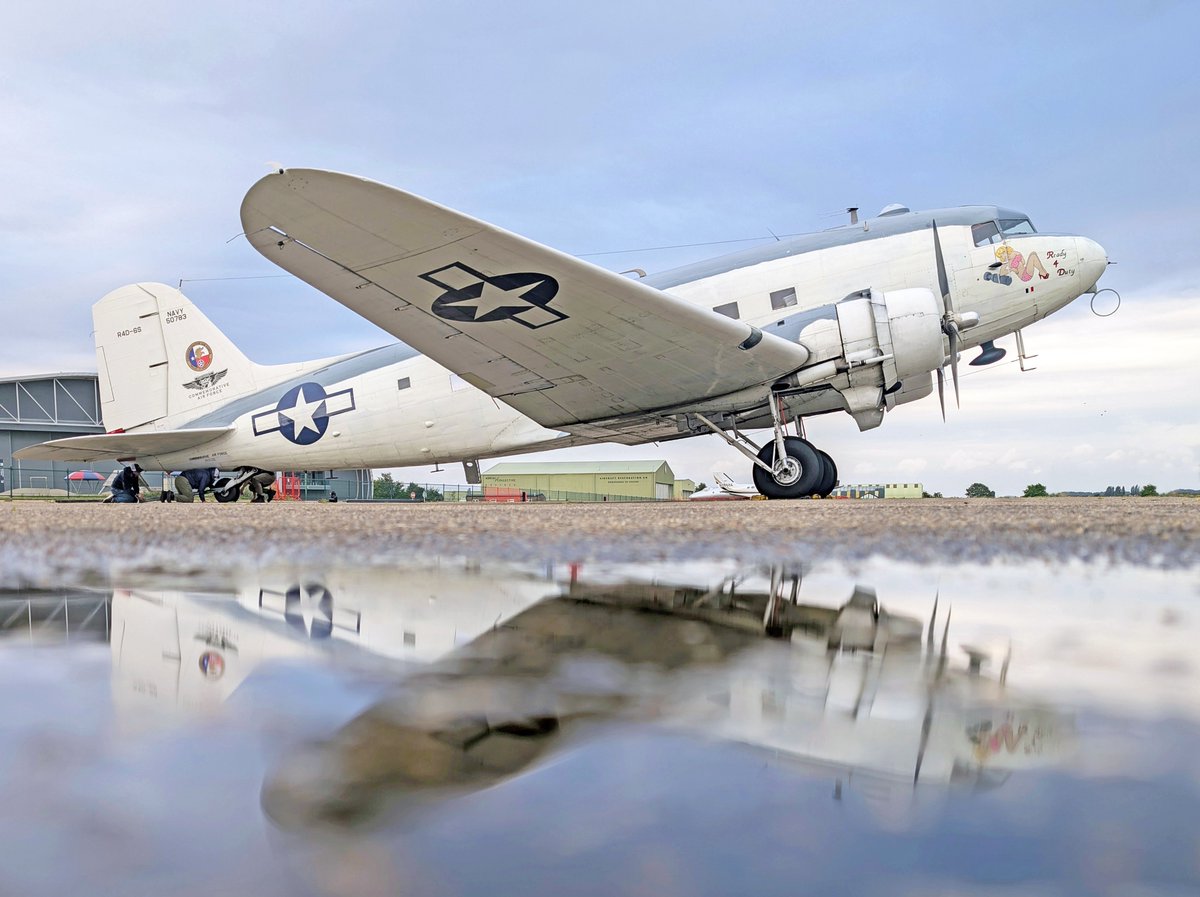R4D 'Ready 4 Duty' after a shower at Duxford.