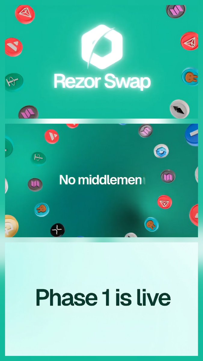 #ReZor Swap  is a Decentralized Exchange Aggregator No ordinary Swap 🔥🌎🔥🌎🔥🌎🔥🌎🔥🌎
<a href="/Rezor_Official/">Rezor</a> 
The Future Is in your Presence #ReZor
