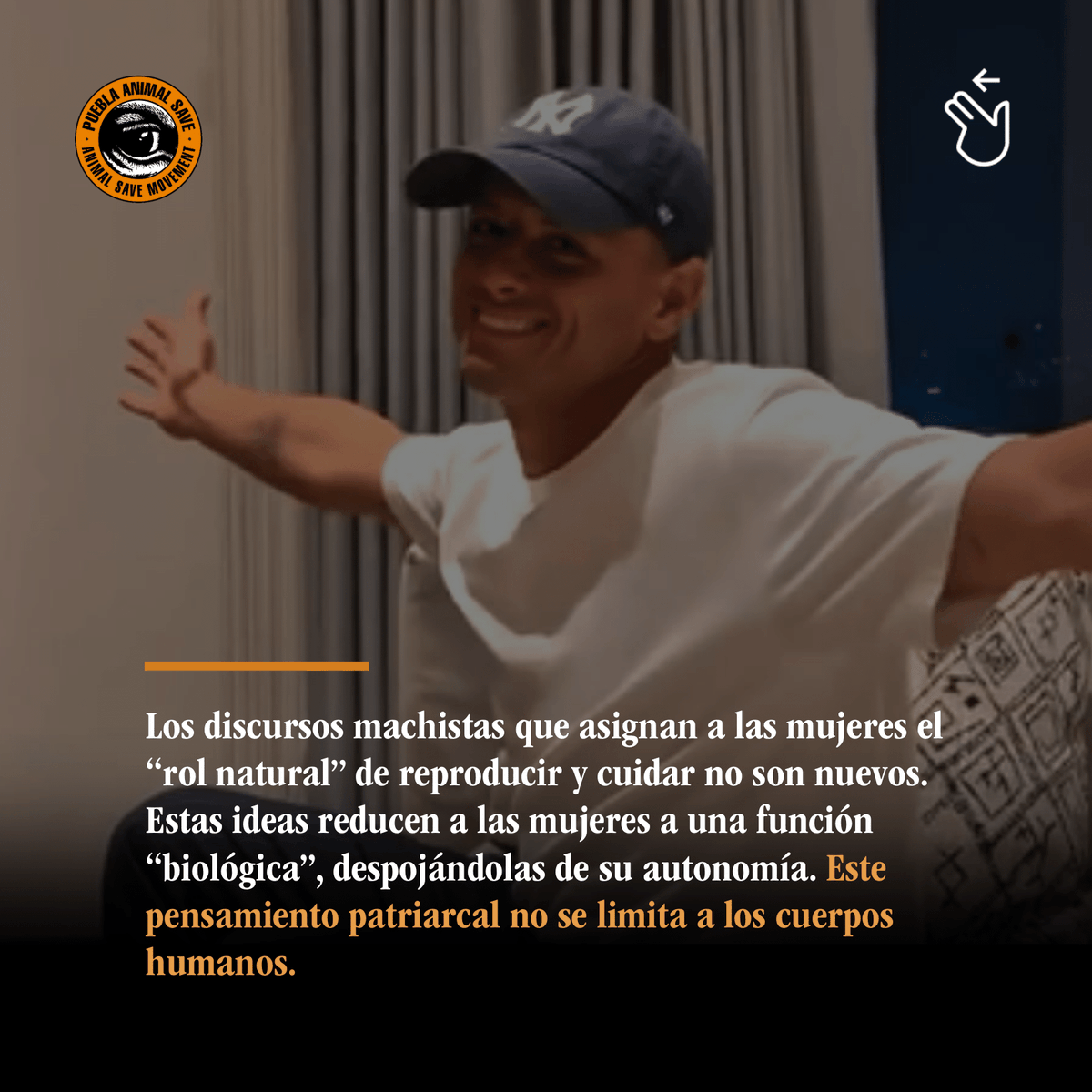 AnimalSavePUE's tweet photo. Discursos que dicen que las mujeres “están hechas para reproducir y cuidar” son machistas y reducen a funciones patriarcales.

La misma lógica sostiene la explotación de hembras en la industria alimentaria: vacas, gallinas y cerdas tratadas como máquinas de producción. https://t.co/uVfjAmDNKP