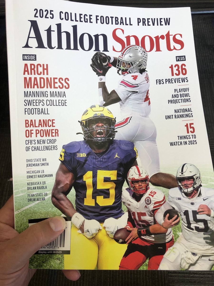 TheChadWithrow's tweet image. I’m still a sucker for a hard copy College Football preview.