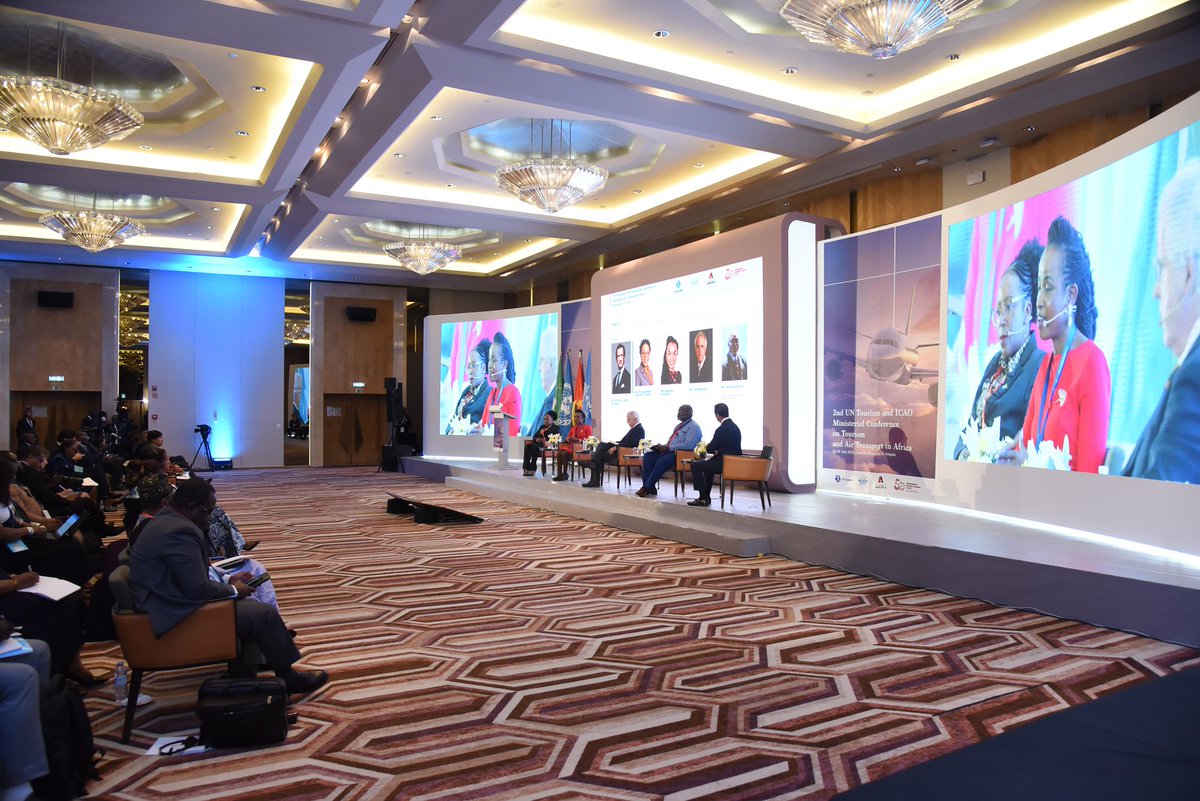 🚀 Africa’s Travel Revolution continues to take flight! ✈️🌍

The first panel at the UN Tourism – ICAO Ministerial Conference on Tourism and Air Transport in Africa held in Luanda, Republic of Angola 22-24 July 2025 ignited a powerful conversation: “How tech and innovation are