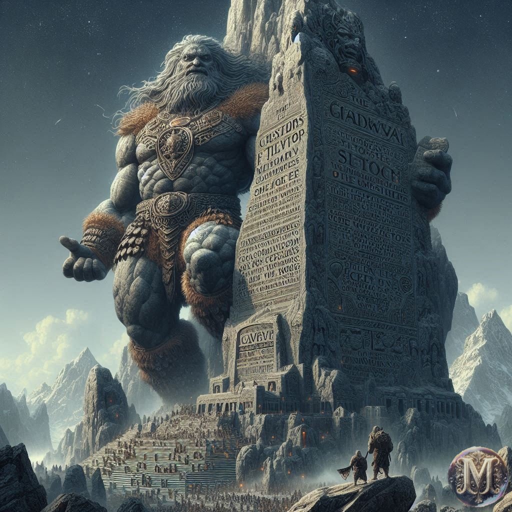 middleverse1's tweet image. middleverse.net
Monuments of MiddleVerse
"In mountains high where ancients dwell,
A stone-clad giant stands to tell,
With runes of old and strength untold,
What tale does this carved colossus hold?"
The House of Cawr
Devasa System