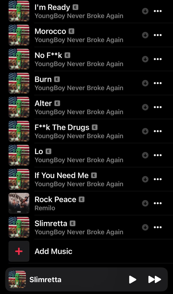 DrayOnnat's tweet photo. I really dont care for yb hype music it’s not bad but these are what made it to the playlist https://t.co/2QKrgZhdPM