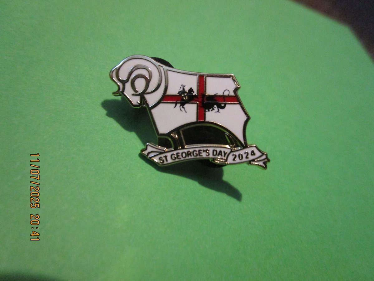 DCFCmemorabilia's tweet image. METAL PIN BADGE : DERBY COUNTY ST GEORGES DAY 2024 *****SCARCE*****
£13.46 currently
1 bid
Ends Fri 1st Aug @ 10:20am
ebay.co.uk/itm/3968897138…
#ad #dcfc