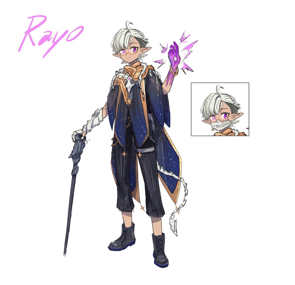 zobnuy's tweet image. [work]
vtuber concept sketch!