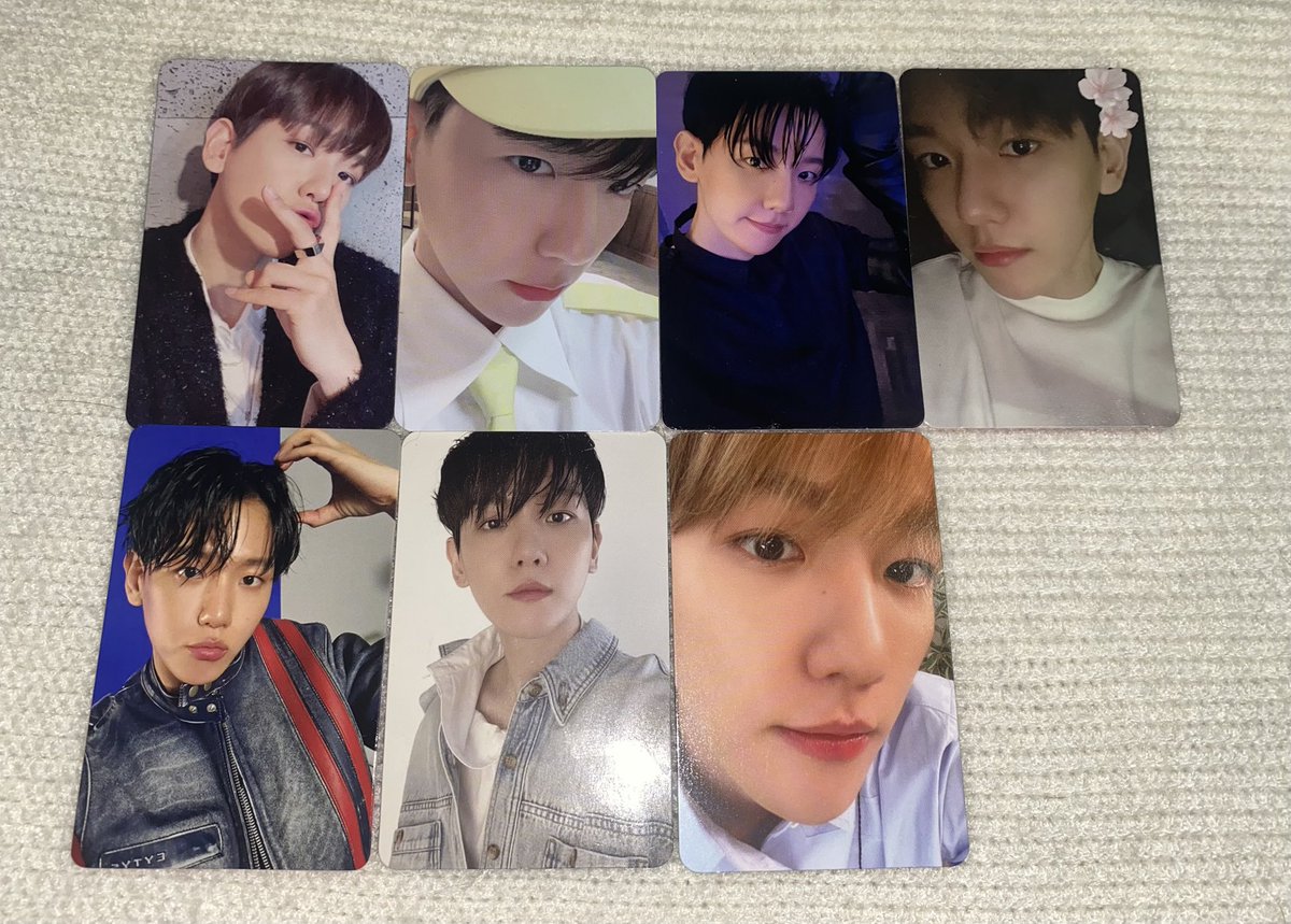 exoscarteu's tweet photo. wts lfb ph exo baekhyun hello world exist bringgreen bambi delight superm photocards

₱550 SET / 500 PAYO

🌸 payo / 1 week res (10% non refundable dp payo) 
🌸 on hand 
🌸 ❌ sensi will send condition
🌸 will give baekhyun official pc for free https://t.co/fjcK3Rlsvc