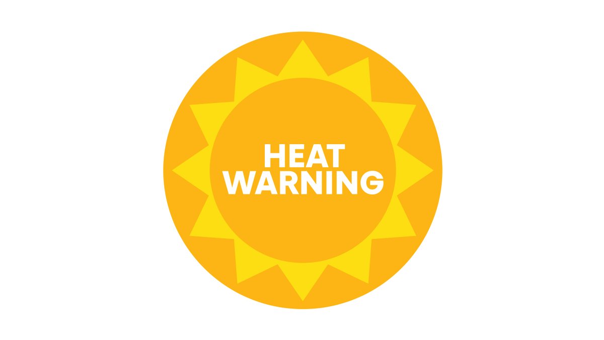 cityofhamilton's tweet photo. The Medical Officer of Health for the City of Hamilton has initiated a HEAT WARNING for #HamOnt beginning tomorrow, July 27. Heat Warnings stay in effect until they are cancelled or escalated to an Extended Heat Warning. Tips to stay cool: https://t.co/tu0ERBGKA5 #HamOntHeat https://t.co/woGhVKDuGL