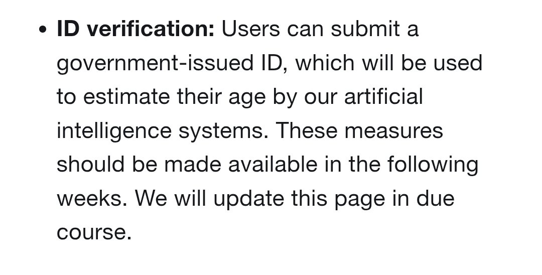 So instead of looking at the listed date of birth... YOU FUCKIN LET AN AI ESTIMATE MY AGE?!!?! This is the biggest joke of 2025