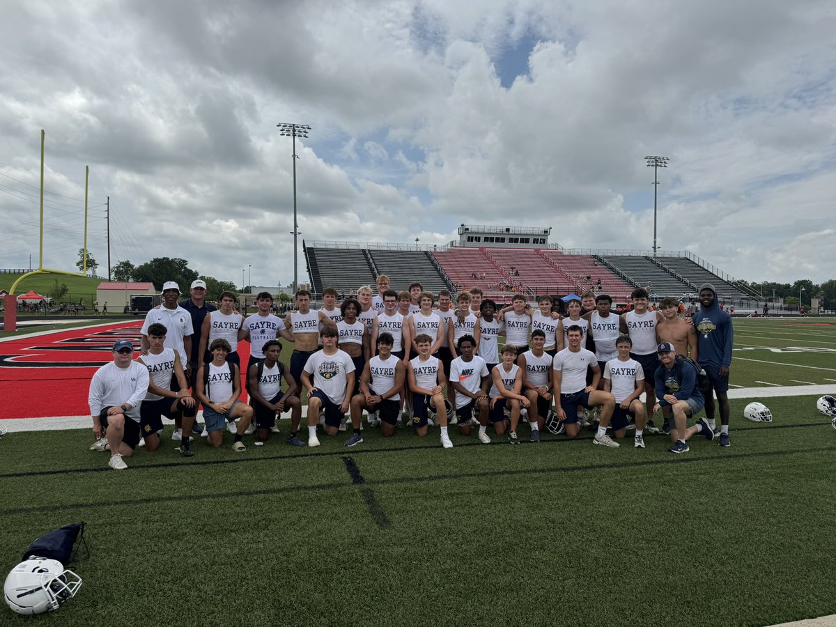 lexsayrefb's tweet image. Week 2 of the 2025 Training Camp in the books for @lexsayrefb !! @sayrespartans #corevalues #BringHomeYourShield