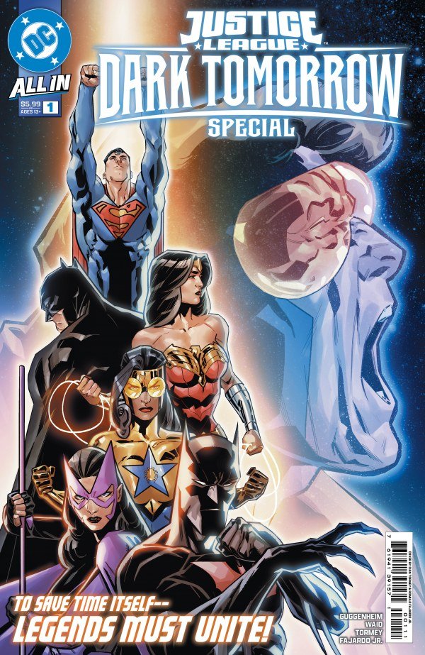 VegetaIV's tweet image. Notice that nobody complains that the Justice League: Dark Tomorrow special stars both Batman Beyond and Huntress...
But when it was the BLACKS-