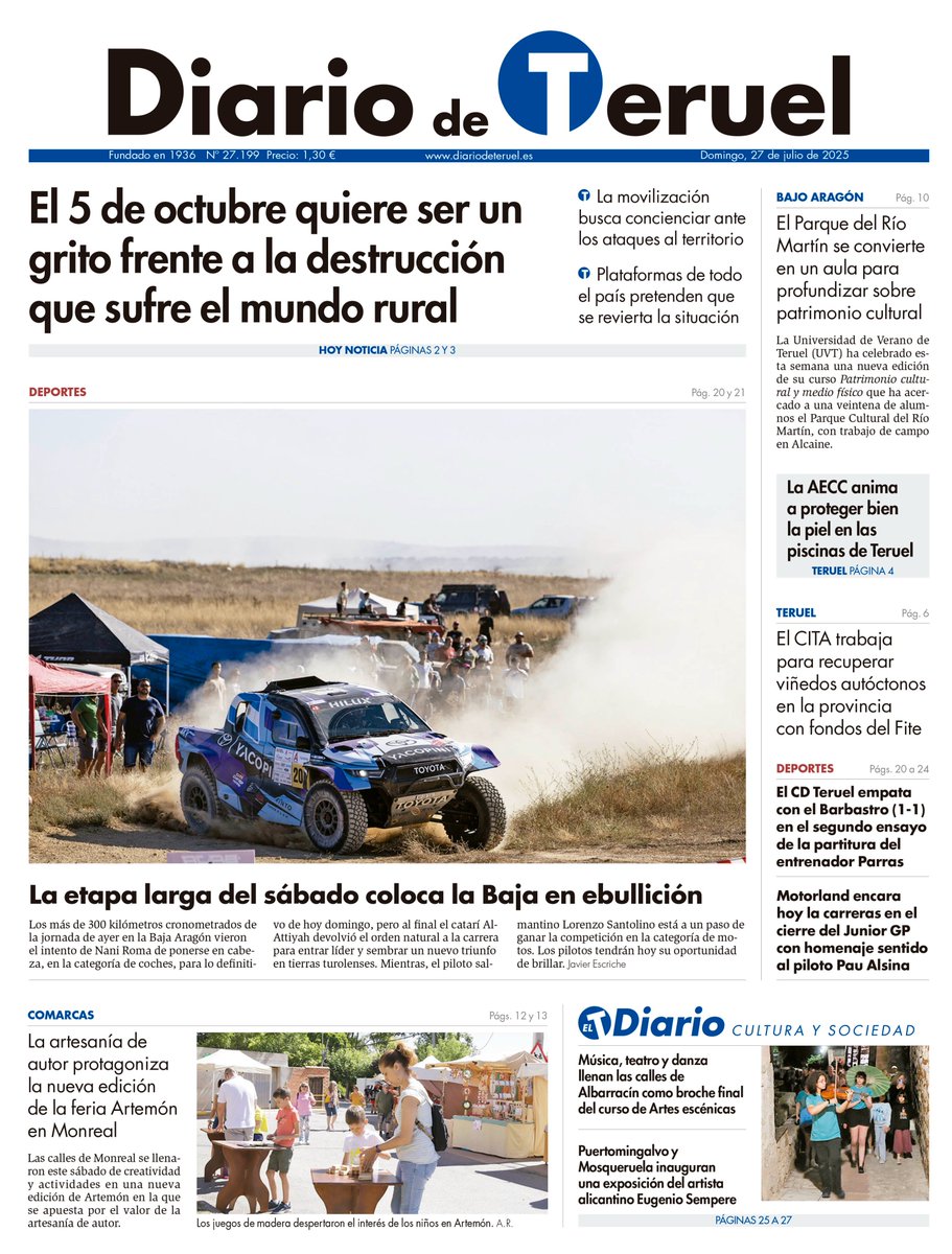 La portada del domingo