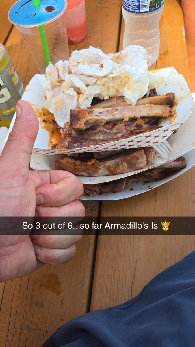 CryptikRiK's tweet image. I eat AND EAT AND EAT AND EAT.
3 / 6 ... half way done... #NorthwestOhioRibOff2025
GET HYOOOOGE... HOW.. EAT MOAR.
#richpiana 5%