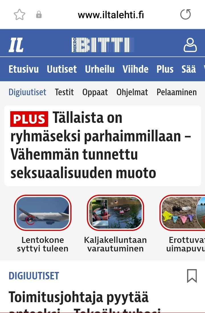 Alena_iWl's tweet image. Suomi 2025

Menee lukemaan vaikka AI:sta niin saa ryhmäseksin mainoksen.