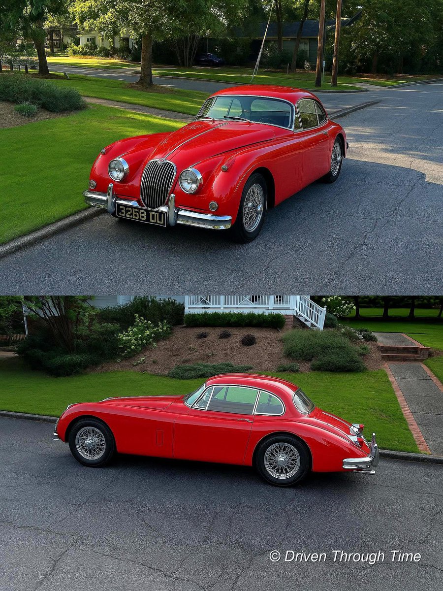 JagmansM's tweet image. 𝟏𝟗𝟓𝟗 𝐉𝐚𝐠𝐮𝐚𝐫 𝐗𝐊 𝟏𝟓𝟎 𝐒𝐄
The 1959 Jaguar XK150 SE marks the graceful twilight of Jaguar’s beloved XK lineage — a culmination of racing spirit, gentlemanly luxury, and mid-century engineering finesse.