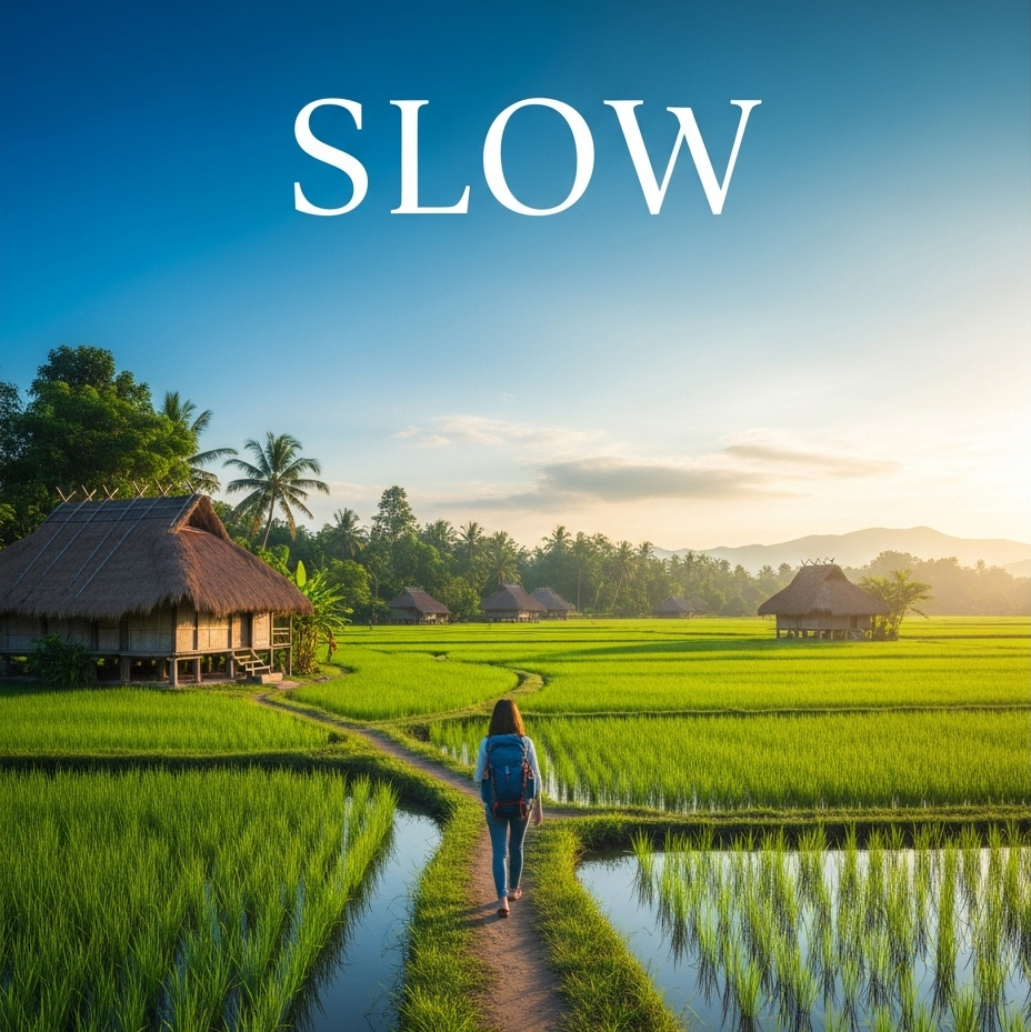 new2found's tweet image. Forget the frantic dash from one landmark to the next! 🌍 More and more of us are embracing 'slow travel' – truly immersing ourselves in a place, supporting local, and leaving a lighter footprint. It's about quality over quantity, and experiences over checklists. #travel