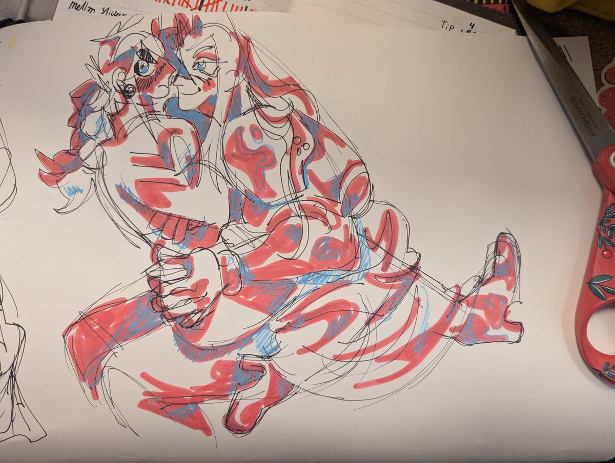 shlurmpp's tweet image. last sefikura närcon drawing 😢😢😢😢 such a fun con!!!!!?