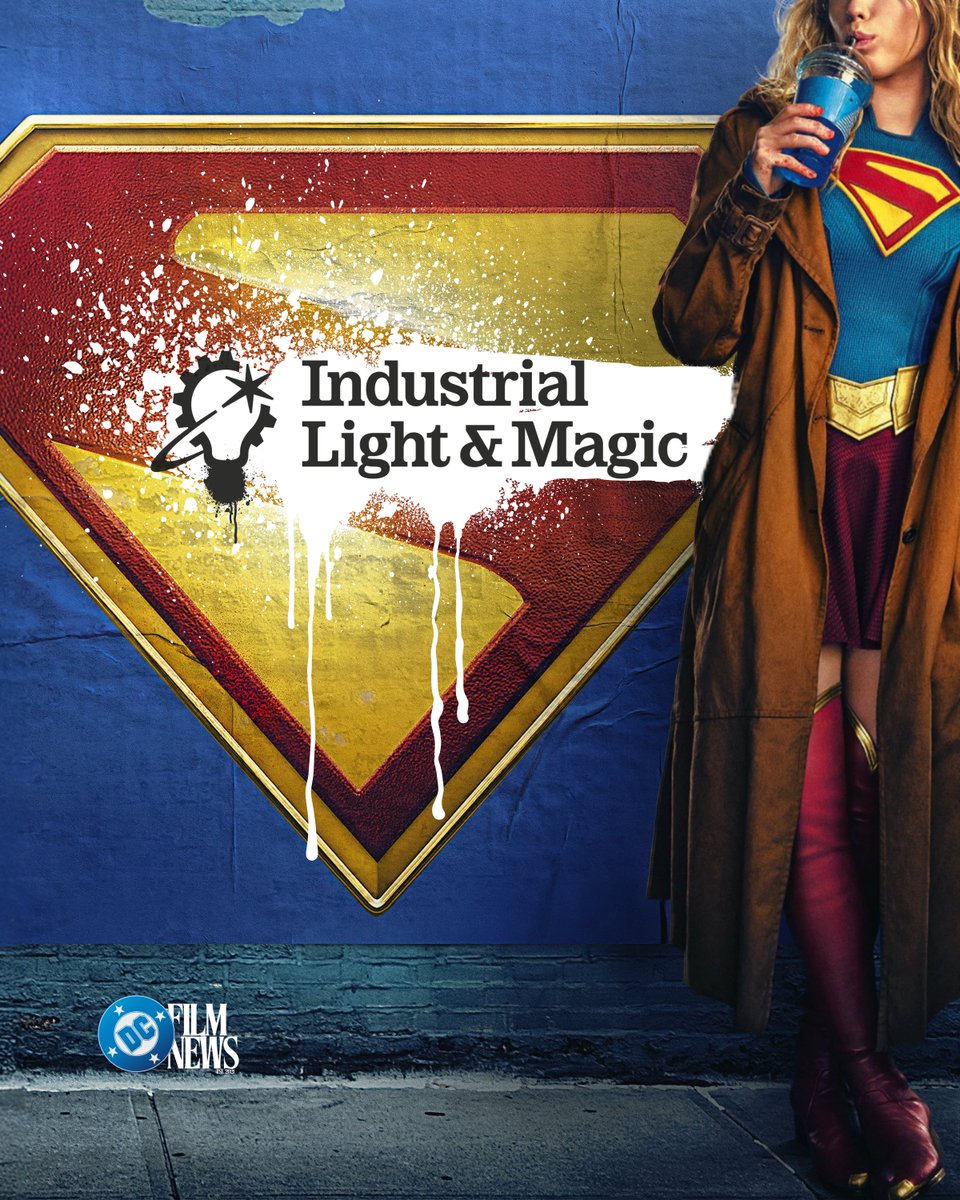 DCFilmNews's tweet image. Industrial Light & Magic will oversee VFX for DC Studios’ ‘SUPERGIRL’.