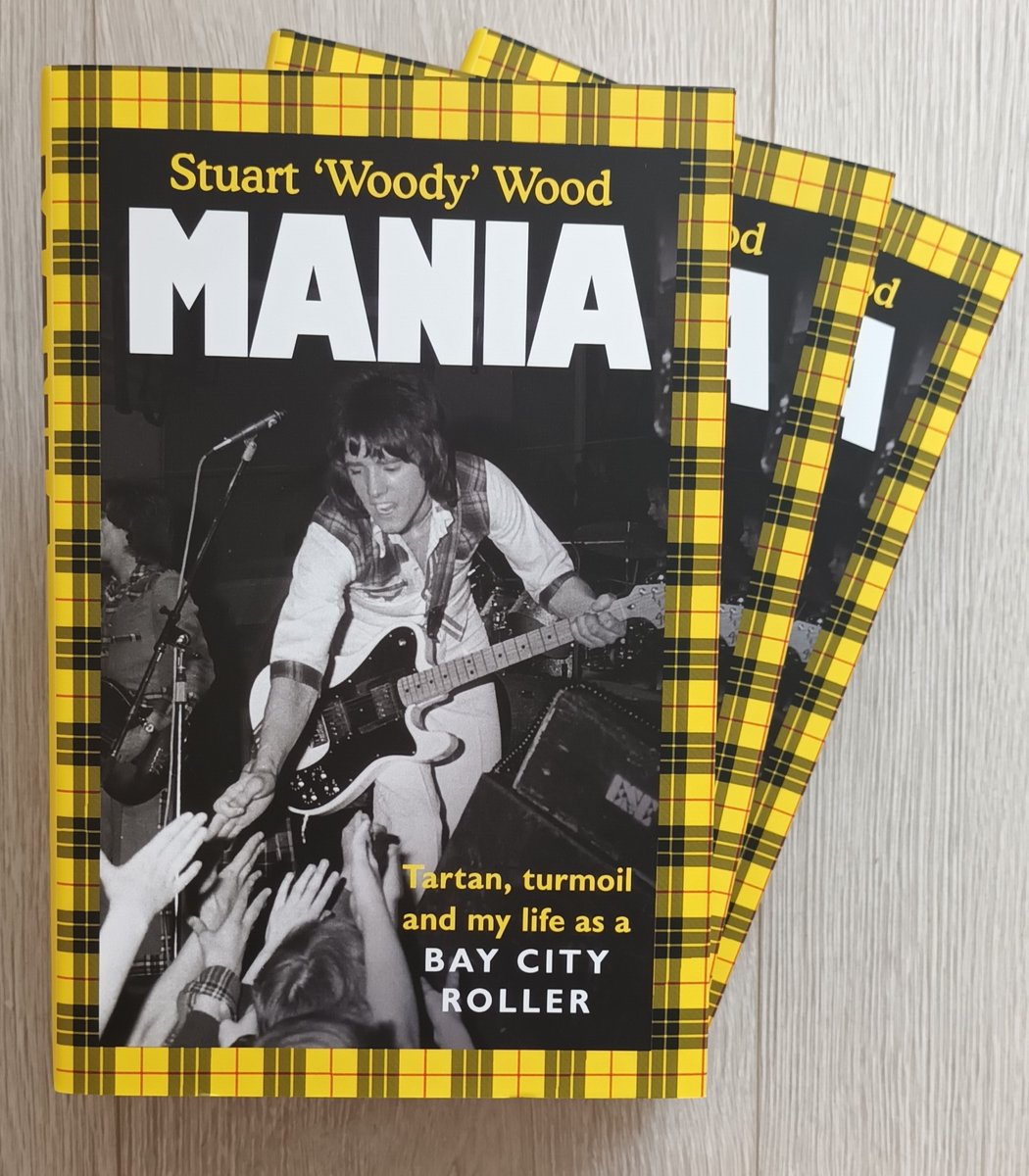 Biggreenbooks's tweet image. "BUY, BUY BABY"
Bay City Rollers Fans.
You can order SIGNED copies of "Mania: Tartan, Turmoil and My Life as a Bay City Roller" by Stuart 'Woody' Wood.
INCREDIBLE.
"KOR" means "Keep on Reading" obvs.
Just published!
Order a copy HERE.
biggreenbookshop.com/signed-copies/…