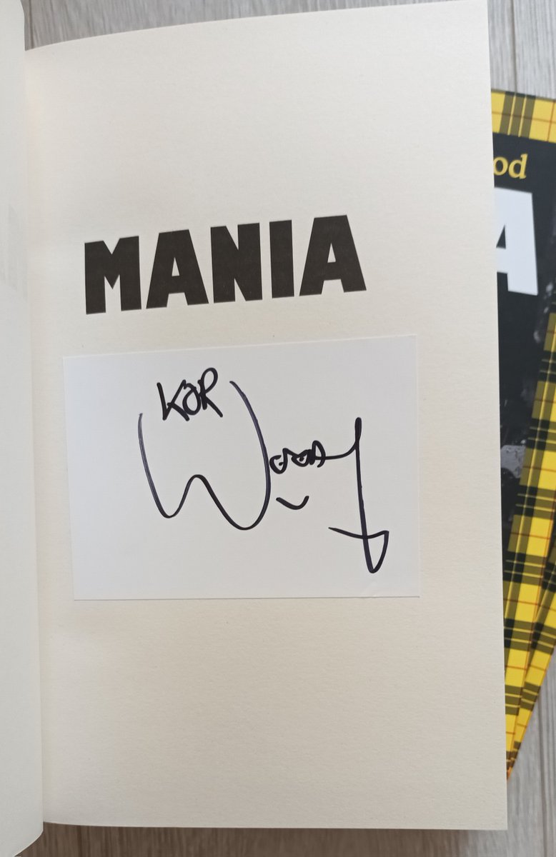 Biggreenbooks's tweet image. "BUY, BUY BABY"
Bay City Rollers Fans.
You can order SIGNED copies of "Mania: Tartan, Turmoil and My Life as a Bay City Roller" by Stuart 'Woody' Wood.
INCREDIBLE.
"KOR" means "Keep on Reading" obvs.
Just published!
Order a copy HERE.
biggreenbookshop.com/signed-copies/…