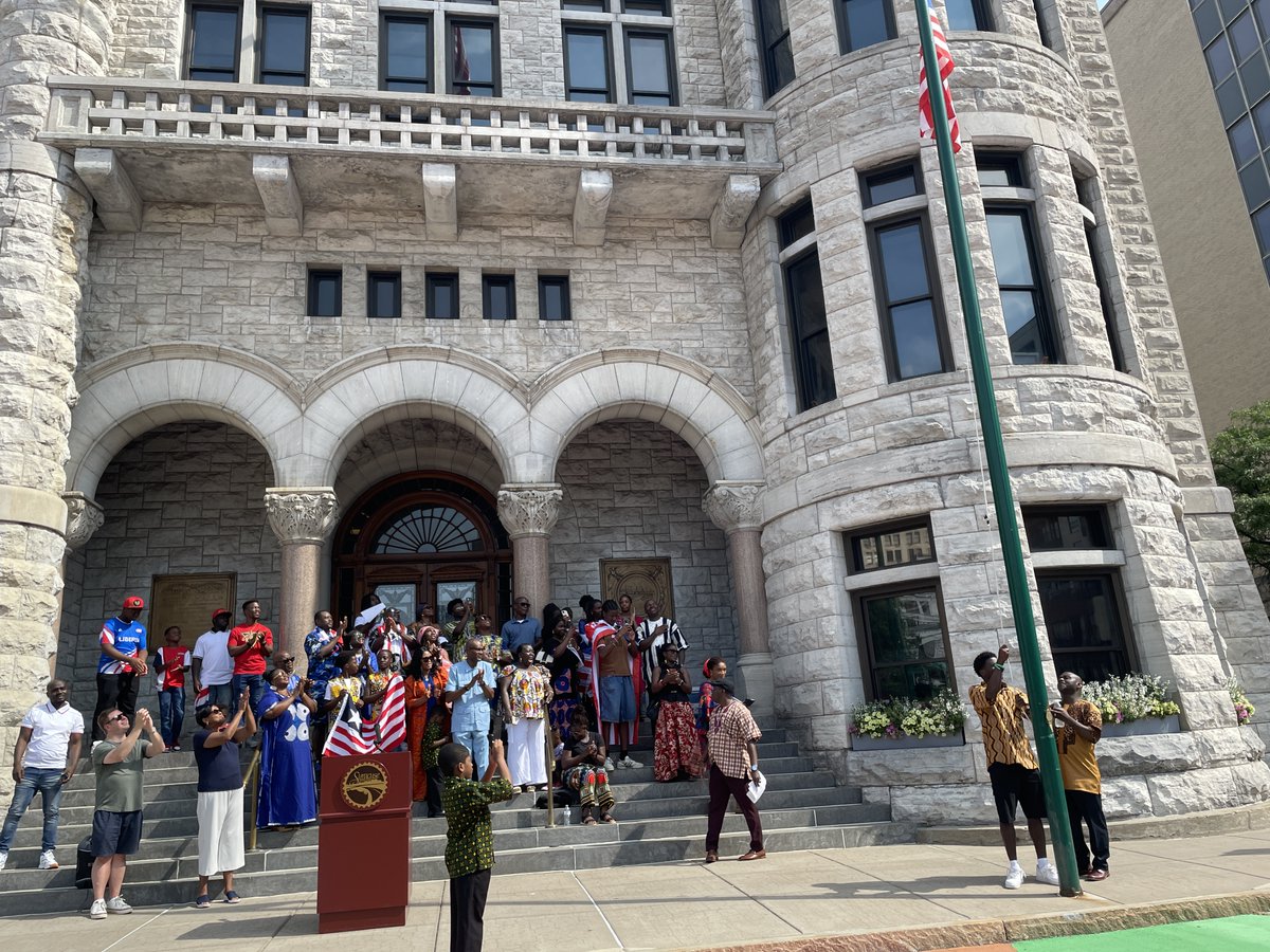 Today we proudly celebrated Liberia’s Independence Day! Deputy Mayor Owens and City Auditor Alexander Marion joined community members in honoring Liberia’s rich history, culture, and contributions to our city. Happy Independence Day to all our Liberian neighbors! 🇱🇷🎉