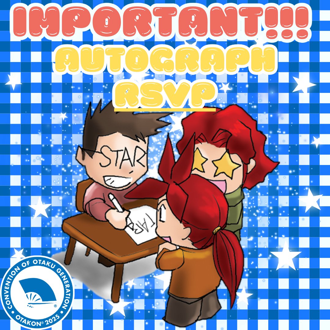 Here's the details to RSVP for International autographs. Guidebook required.
Instructions: tinyurl.com/eea72xsu
Registration opens Friday 8/1, Saturday 8/2 and Sunday 8/3 all at 8pm EST. Registration days will match convention days, ie. Friday 8/1 registration for Friday @ con