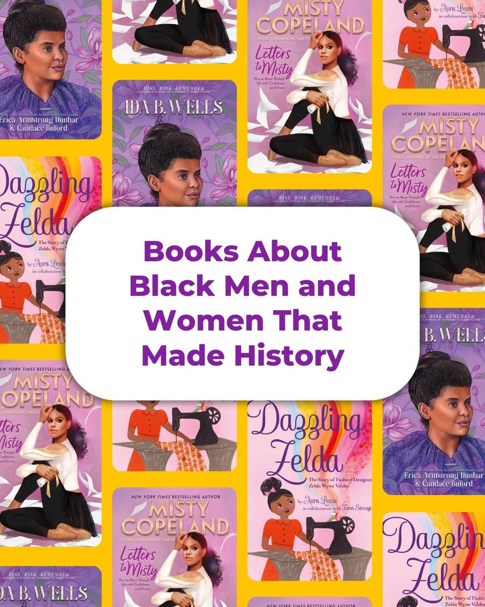 SimonKIDS's tweet image. Looking for nonfiction books featuring Black men and women? Check out our roundup of "Books About Black Men and Women That Made History": bit.ly/4cOh7yY