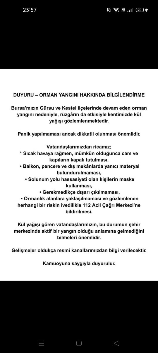 #bursayanıyor