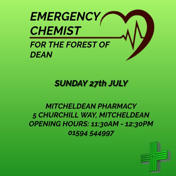 💊 Today’s Emergency Chemist for the Forest of Dean is now listed below 👇

Please share to help spread the word — you never know who might need it today!

#ForestOfDean #EmergencyChemist #SundaySupport #ShareToHelp #OutofHours #Emergency #Chemist #Local