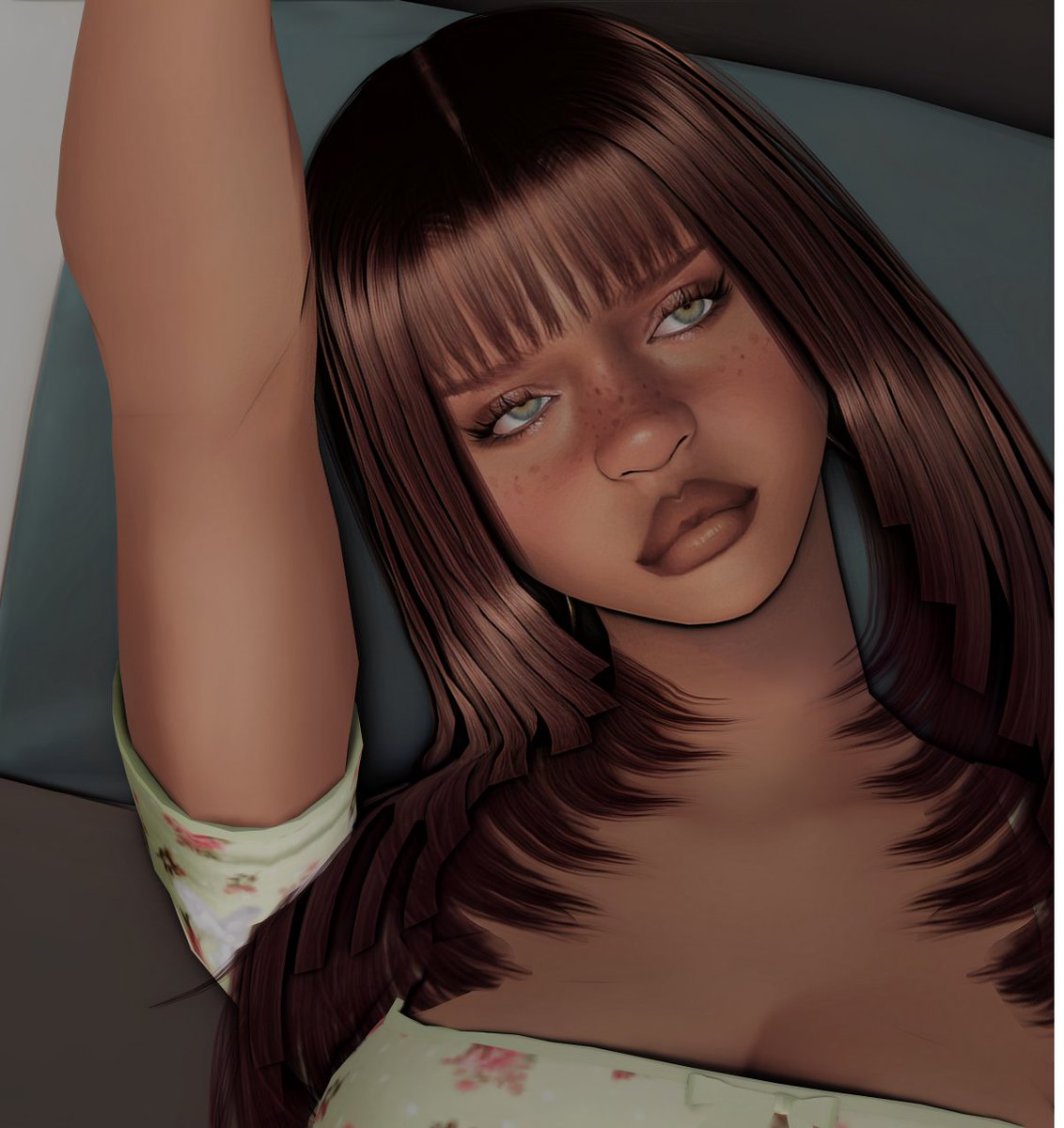 MariaRazzz's tweet image. Alpha hair for a change! 😍 #ShowUsYourSims #Sims4