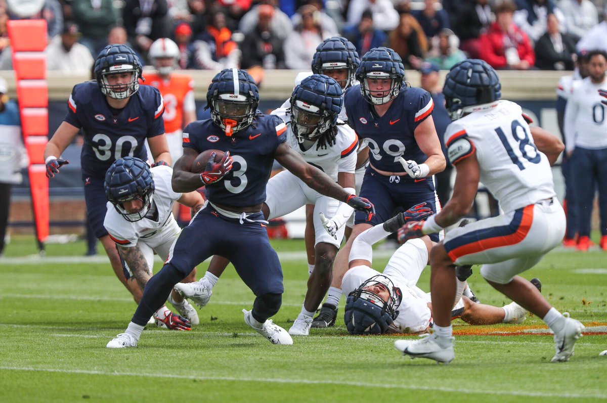cavalierinsider's tweet image. Virginia Tech is reviewing an allegation by N.C. Central coach Trei Oliver that a member of the #Hokies coaching staff was on the sidelines for a 2024 game to improperly lure RB J’Mari Taylor into the transfer portal. Taylor eventually transferred to #UVa. tinyurl.com/yer6r8cf