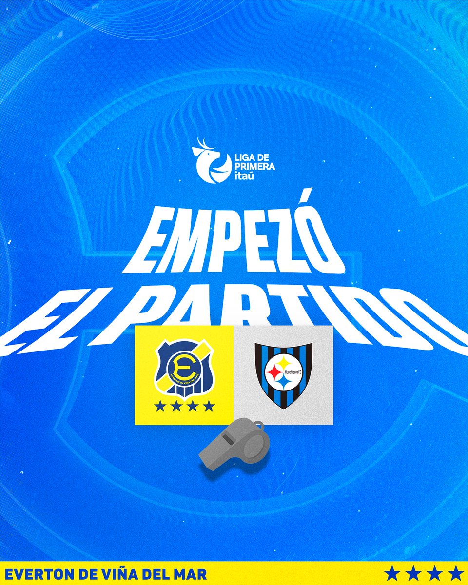 evertonsadp's tweet image. 0’ PT ⏱️ • ¡Comenzó el partido en Sausalito! 🔥

Fecha 17 📌 #LigaDePrimeraItaú ⭐️

#EVEvsHUA 🔵🟡 0-0 ⚫️🔵

🔹️ #YoCreoEnElEforé • #VamosEverton • #Evertonízate 🔸️