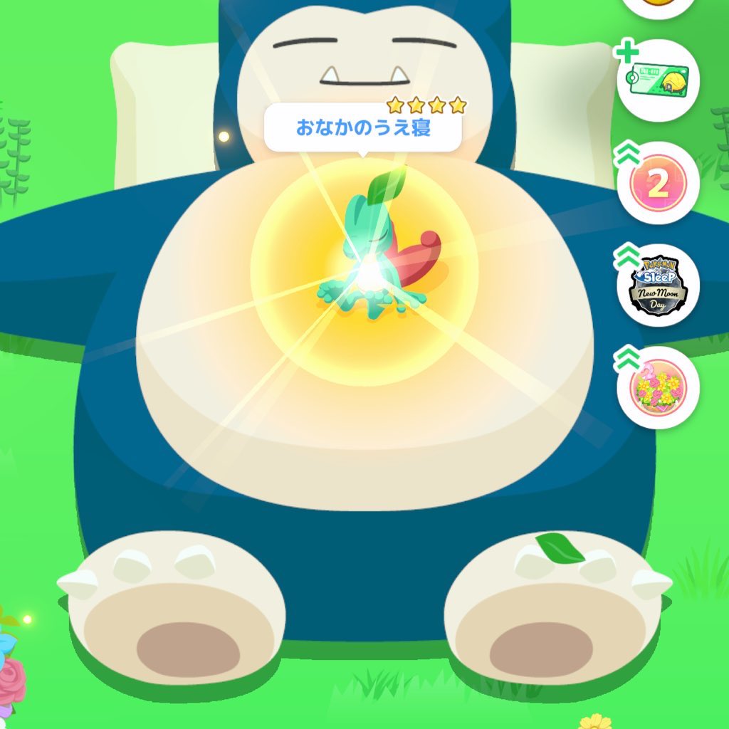 seb_pokesleep's tweet image. キモリの色違いも来ました🙌
頭に葉っぱ乗せててかわいい🤭
アチャモさんだけ色違い会えず🥹

#ポケモンスリープ