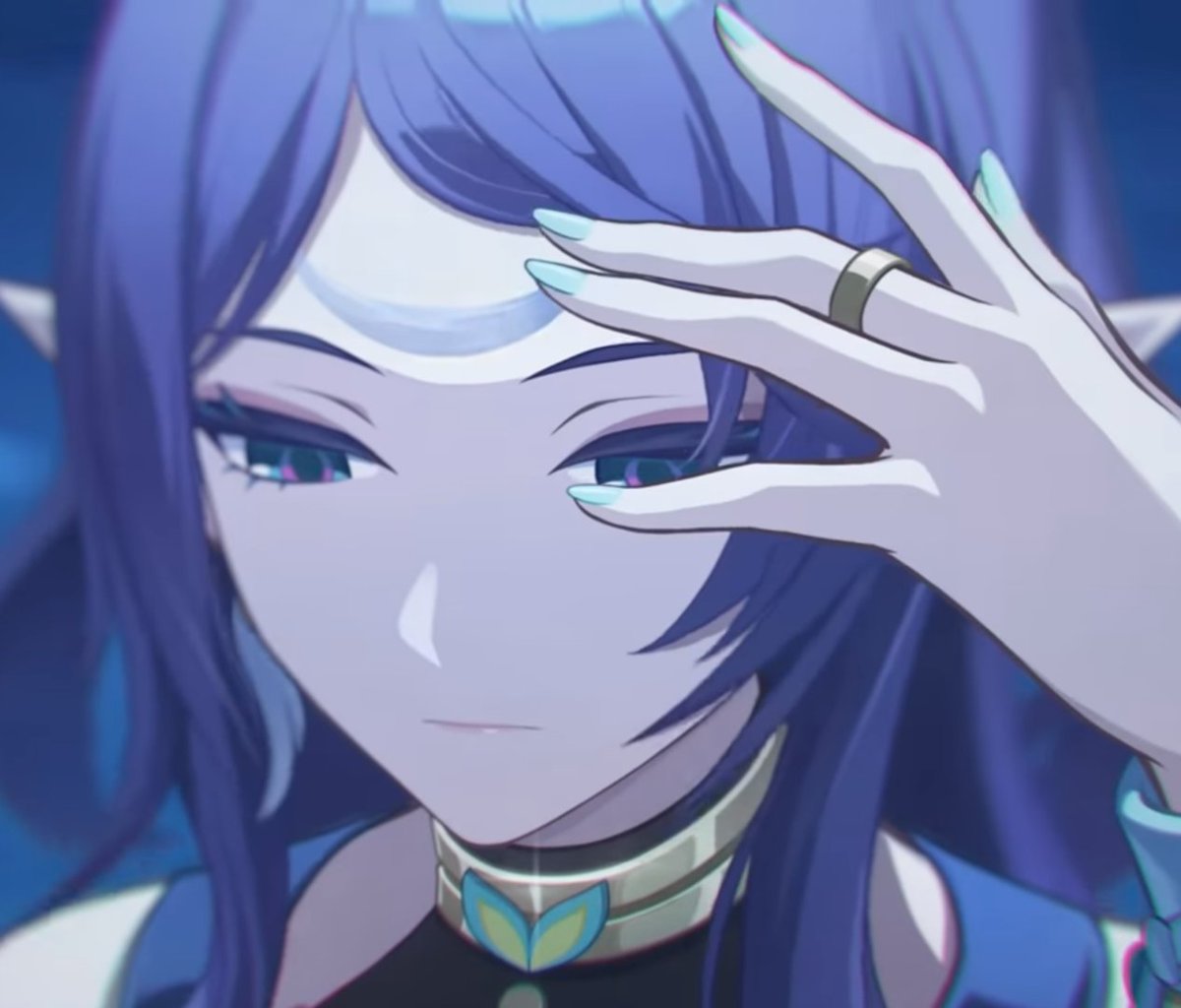 DiHiTOrI's tweet image. What if Nefer paints Lauma&apos;s nails?