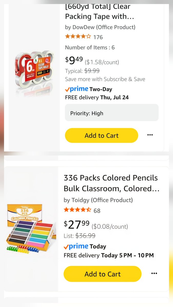<a href="/Gr8educ8tor/">Kristin</a> I was blessed today with much needed items.
Today im hoping to clear tape for posters and colored pencils for color coding notes and projects!
Last first day needs
Thank you! I start new teacher academy next week!

7th and 8th grade science

amazon.com/hz/wishlist/ls…