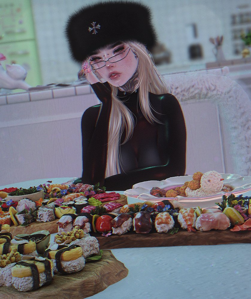 izuwaifu_'s tweet image. sushi? ♥