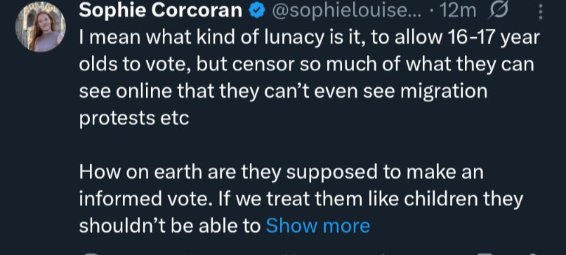 PaulMay9115's tweet image. Again @sophielouisecc, this was a Tory policy, you were a member at the time, you cheered this on. Own it