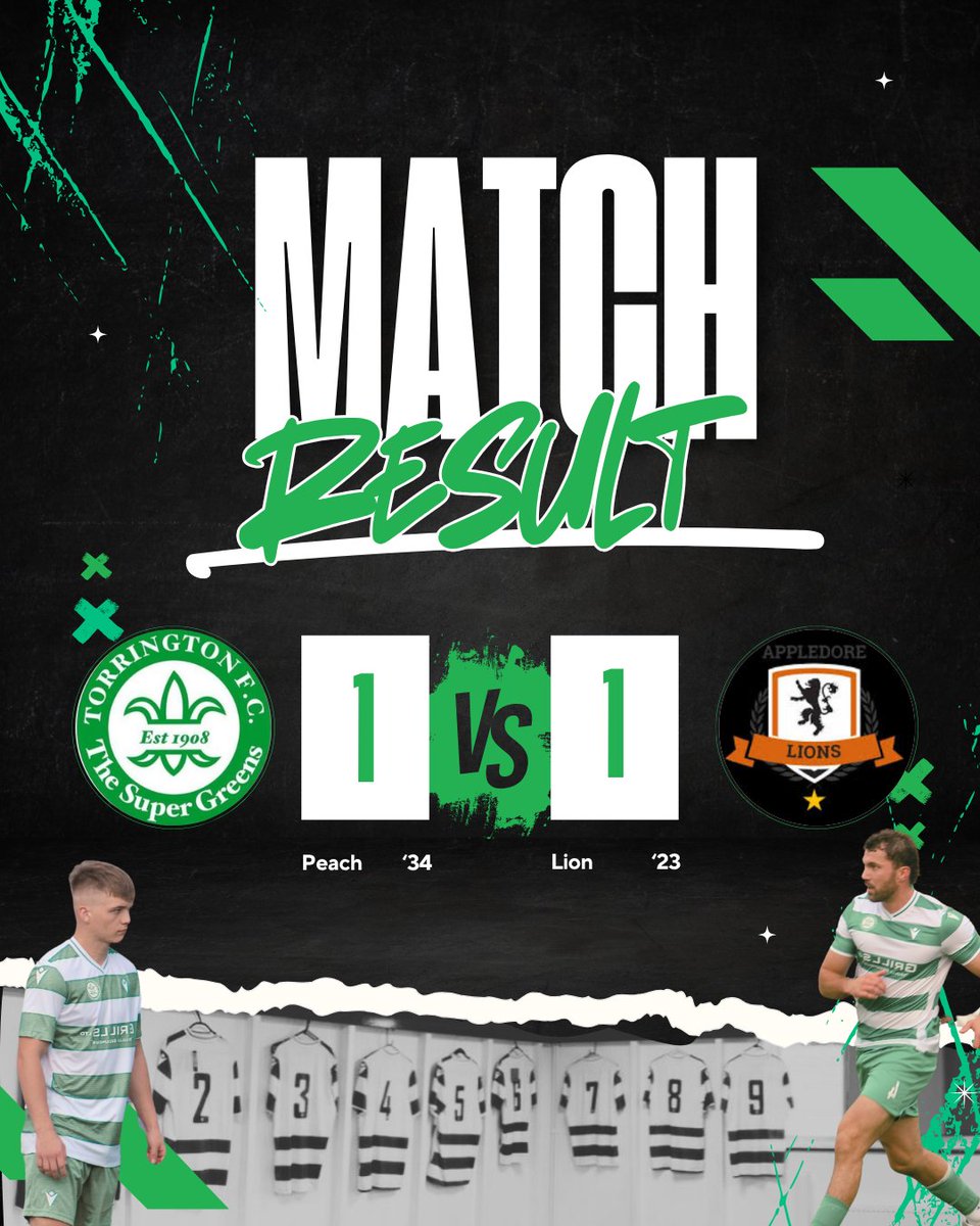 That brings Pre-season to a close. 
Minutes in the legs, unfortunately, chances not taken, maybe we're saving them for the league campaign. 

Best of luck to <a href="/AppledoreLions/">Appledore Lions 🦁</a> for the season 🤝⚽️

##supergreens