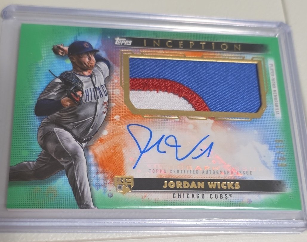 RobbyRage34's tweet image. 2024 Topps inception Jordan Wicks RPA /99...$20