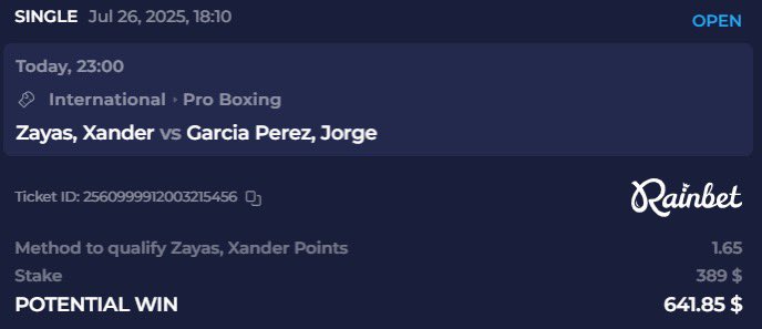 BoxingEnthusiast (@boxingenth) on Twitter photo Iβve got Xander Zayas becoming world champion tonight via points π―π°
What yβall thinking? π€
#ZayasGarcia | #Boxing | <a href="/rainbetcom/">Rainbet.com</a> Iβve got Xander Zayas becoming world champion tonight via points π―π°
What yβall thinking? π€
#ZayasGarcia | #Boxing | <a href="/rainbetcom/">Rainbet.com</a>
