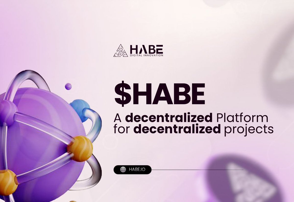Tech_Emmie's tweet image. The future of creativity is ownership and $HABE is building the tools to make that possible.

An ecosystem where creators earn, communities grow, and innovation thrives.

Explore the HABEverse.
#HABE @HABE_OFFICIAL
