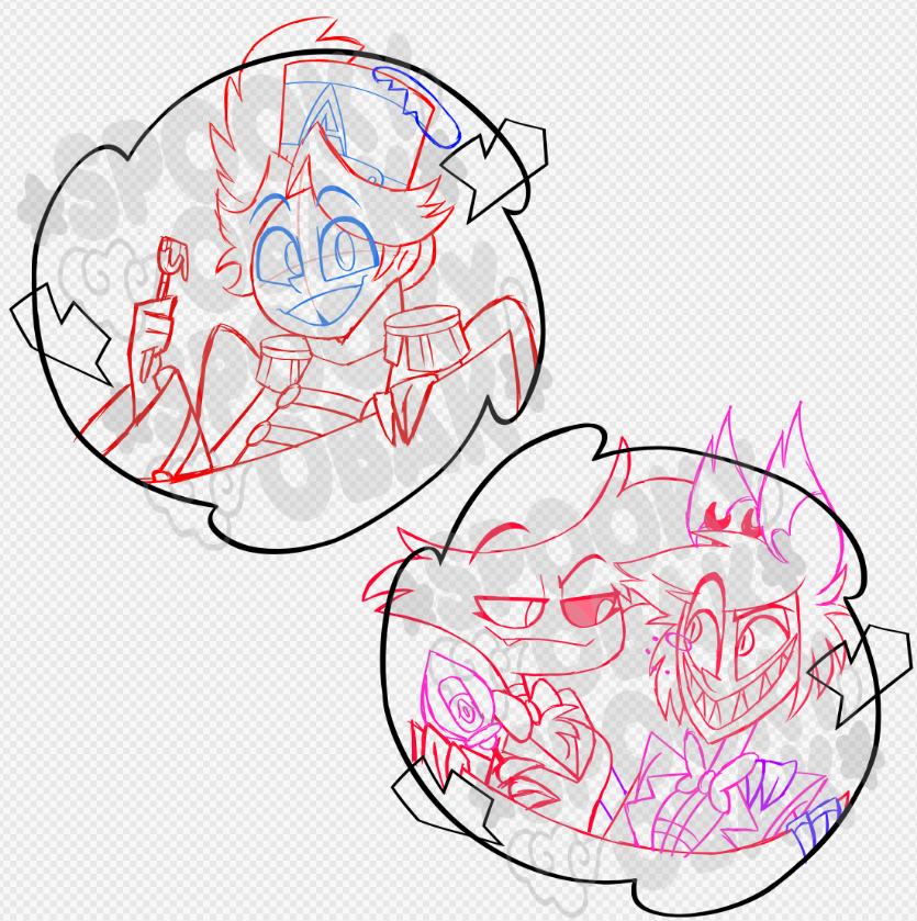 SpookyObak's tweet image. pspspspsps! You all asked! I'm doing my best to deliver! >:3
These are stretch goals for Azure and I's pride pins!
#HazbinHotel #HazbinHotelFanart #HazbinHotelAbel #HazbinHotelAlastor #radiodust
