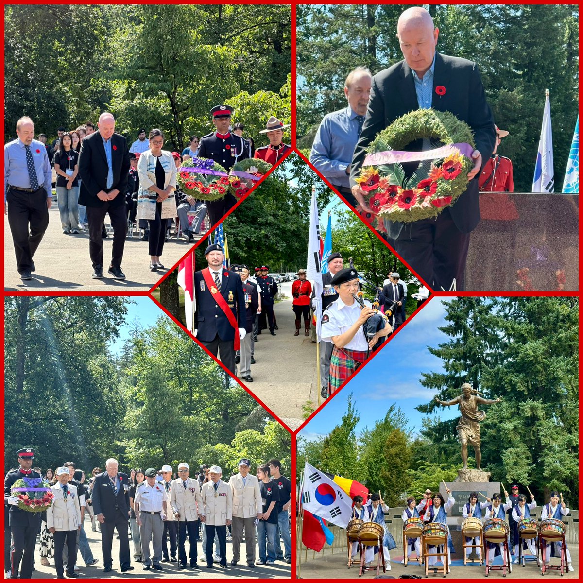 Today marks the 72nd anniversary of the Korean War Armistice. Thank you to the Korean Veterans Association and everyone who gathered to honor those who served and sacrificed for peace.🌺❤️