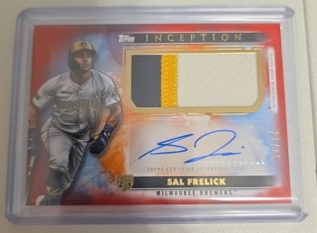 RobbyRage34's tweet image. 2024 Topps Inception Sal Frelick RPA /25.. $115
