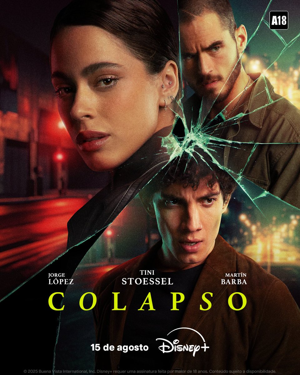 Um mistério, um triângulo e algo que está prestes a quebrar. 💔

#Colapso, nova série, em 15 de agosto no #DisneyPlus.