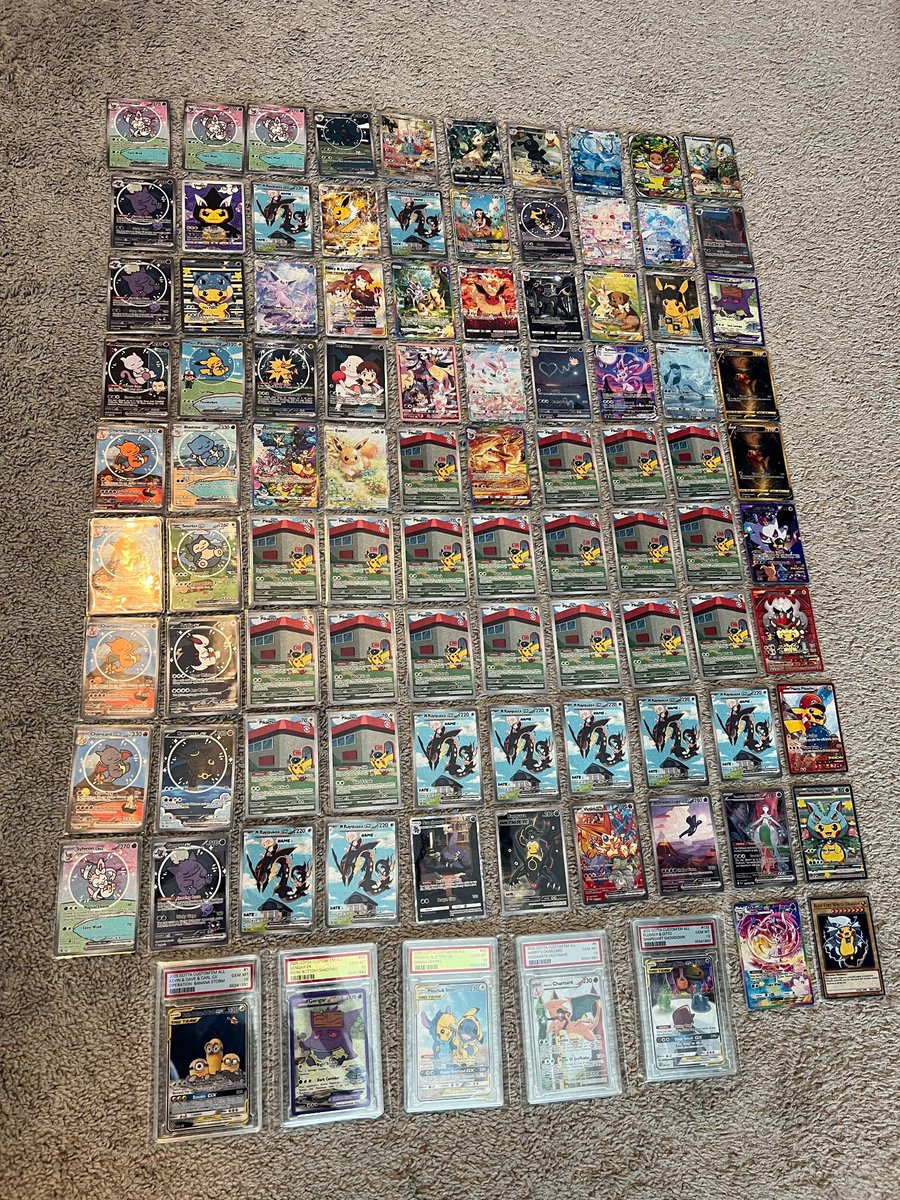 PokemonNFTS96's tweet image. Order starting to go out 😁(still lots of card to make 😅)thanks y’all for the support 🫶🏻