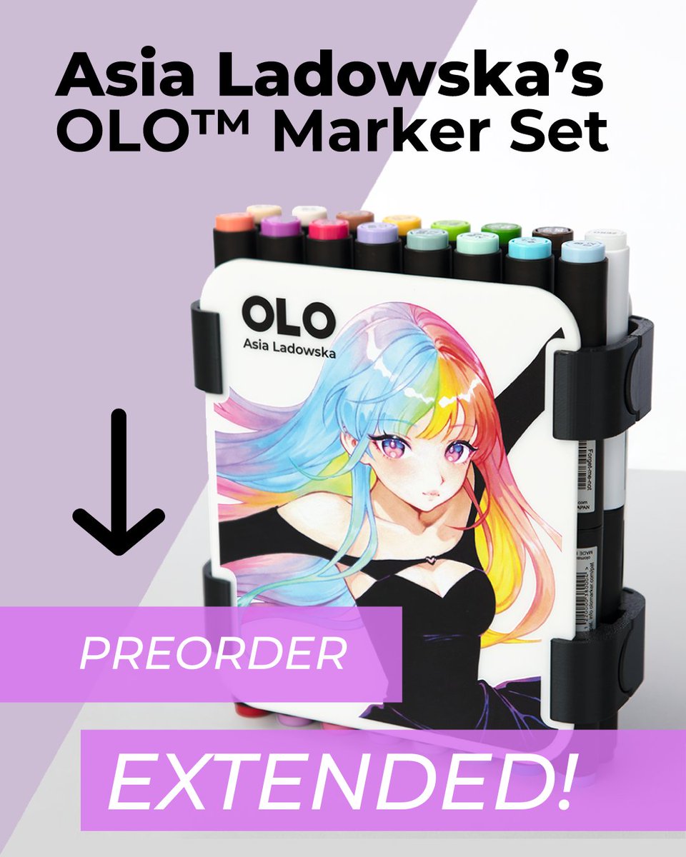 I have the best news to share — I asked OLO if we could extend our marker campaign just a little longer… and they said YES! 💖 That means we have a *last last* chance to reach our signed print stretch goal!

for list of all bonuses check 💗 Ladowska.com 💗