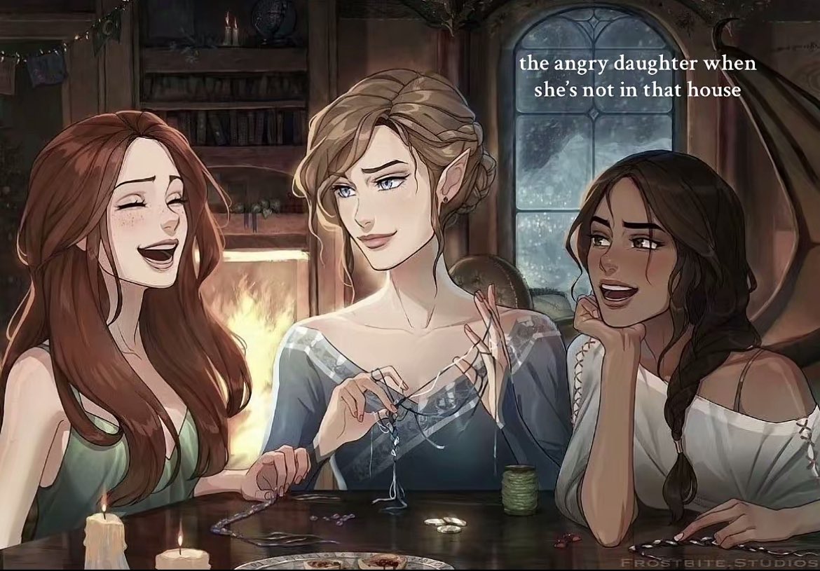 aelinyoung's tweet image. the angry daughter when she’s not in that house❤️🩹