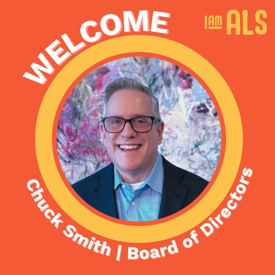 iamalsorg's tweet image. I AM ALS is delighted to welcome Chuck Smith to our Board of Directors! Learn more about Chuck and his motivation to end ALS in our update: bit.ly/4l0GZtU